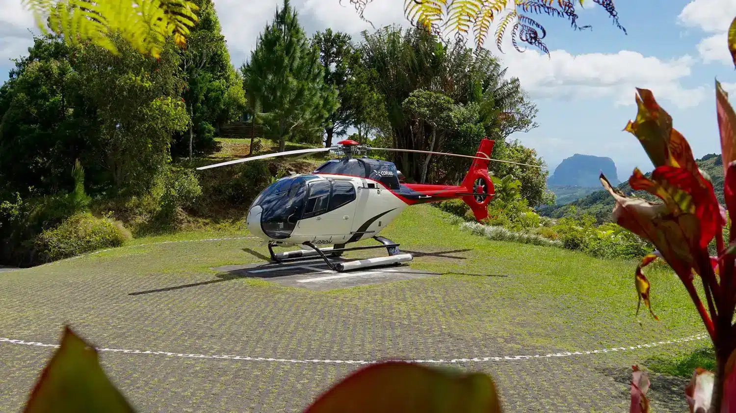 A Corail helicopter ready for departure